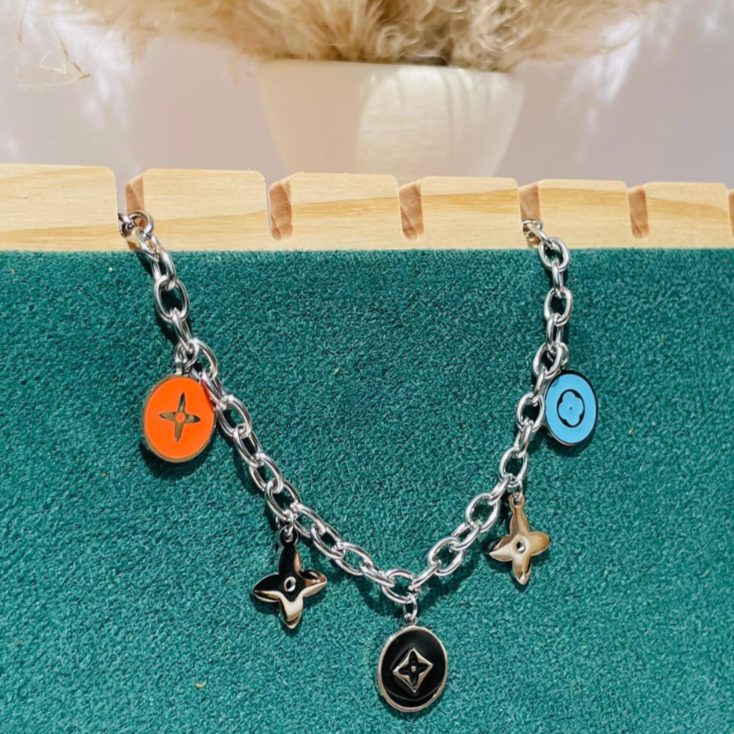 Fashion Armband in Silberfarbe I Titanstahl