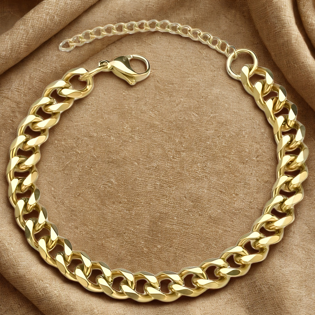 Panzerarmband I 18k vergoldet
