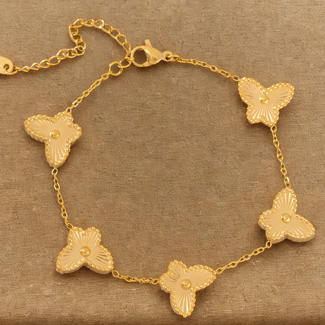 Schmetterling Armband I Titanstahl