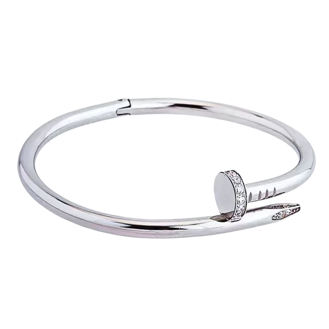 Nagel Luxus Armreif silber I 18k versilbert