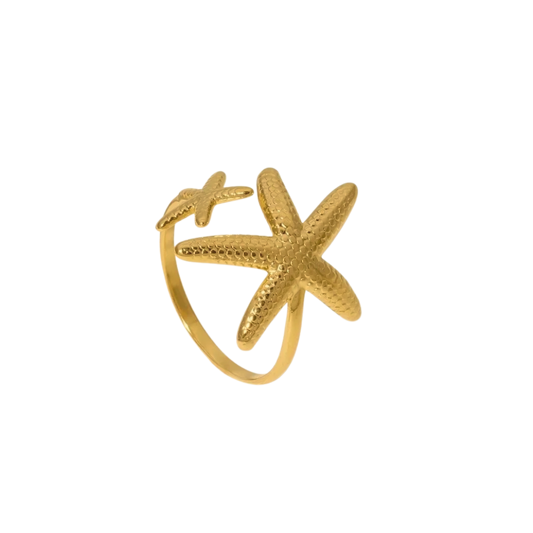 Strand Ring I 18k vergoldet