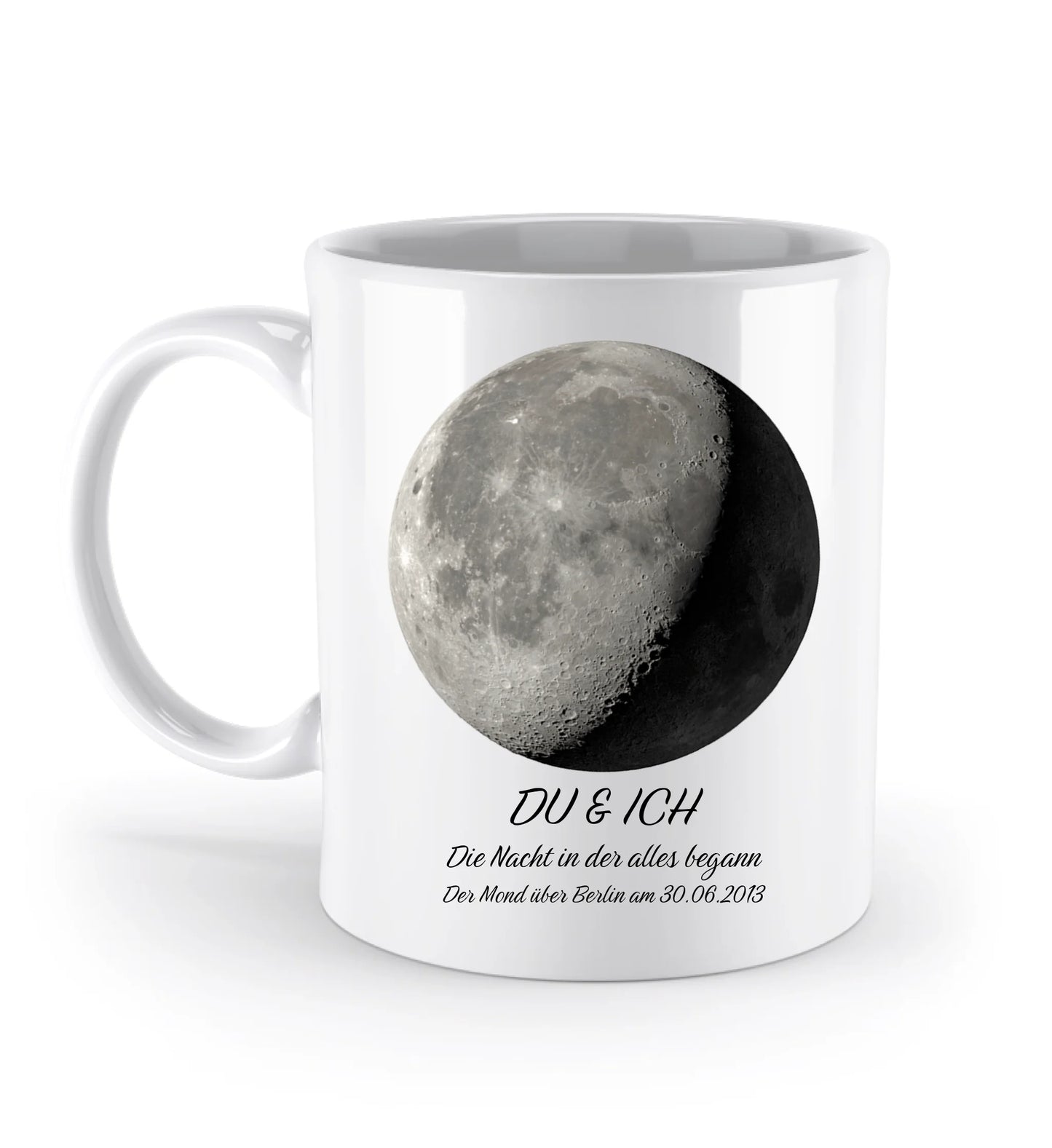 Mondphase - Personalisierte Tasse