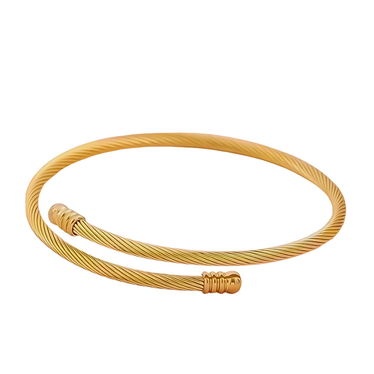 Kabel Armband I 18k vergoldet