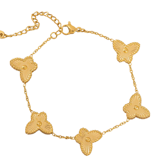 Schmetterling Armband I Titanstahl