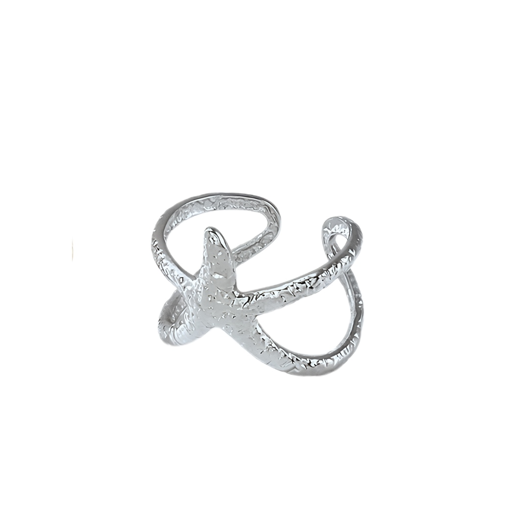 Seestern Ring I Edelstahl