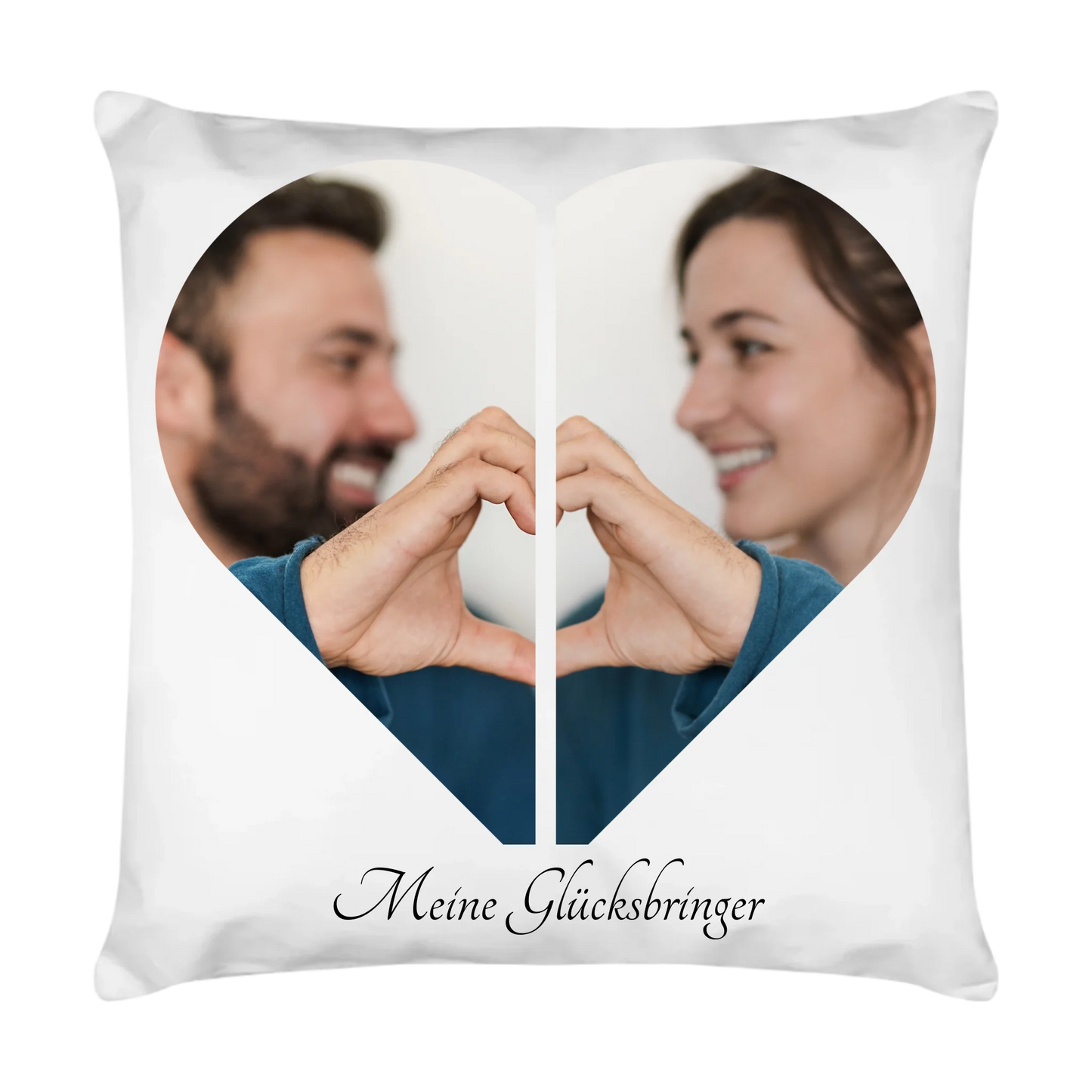 Ariel - Personalisiertes Kissen mit 2 Fotos