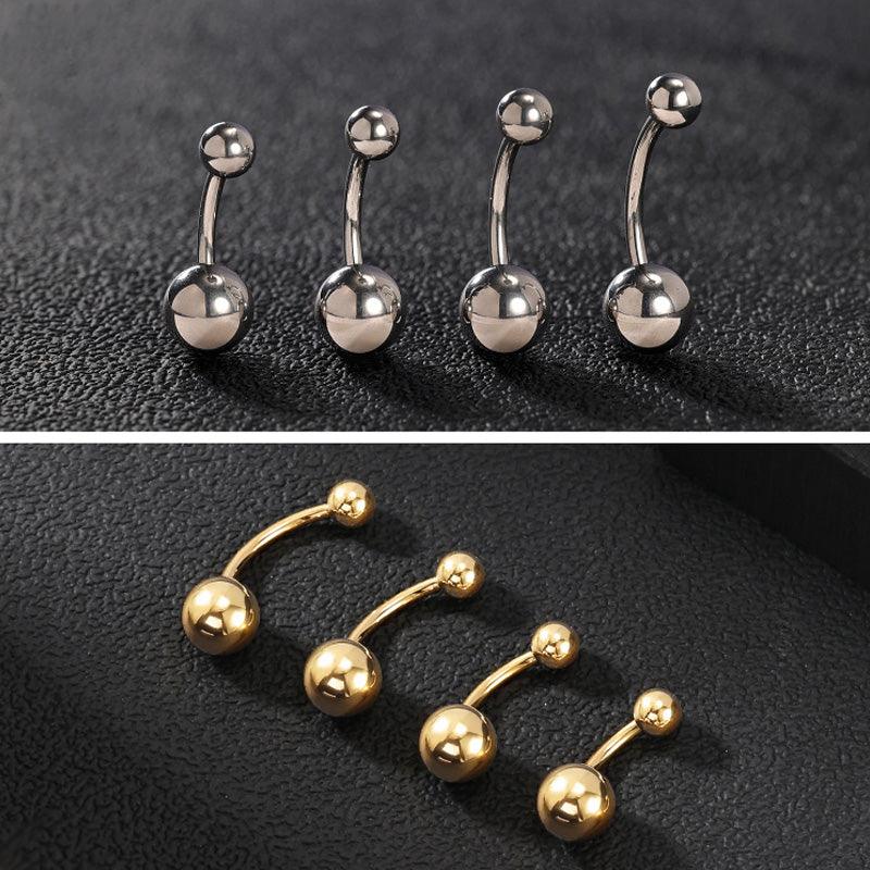 Basic Bauchnabelpiercing aus TITAN – Außengewinde